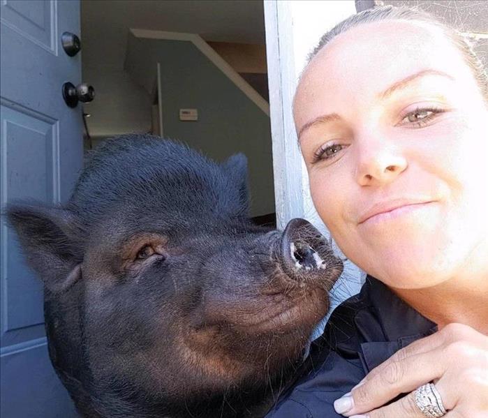 A piggy selfie